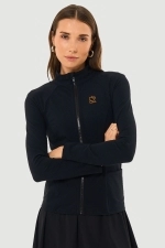 Лонгслив Zip Slim Fit Nero