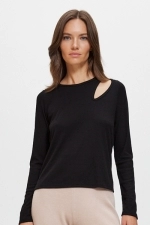 Топ Pilates Core Rib Black Топ Pilates Core Rib Black