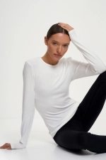 Лонгслив Base White Лонгслив Base White