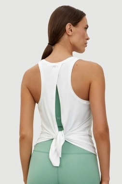 Топ Tie Back White
