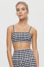 Топ Bali Bandeau Houndstooth Топ Bali Bandeau Houndstooth