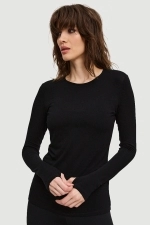 Лонгслив Super Power Basic Black