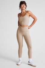 Топ Spacedye Slim Racerback Chai