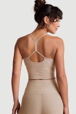 Топ Spacedye Slim Racerback Chai
