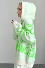 Худи Anarchy White - Lime Худи Anarchy White - Lime