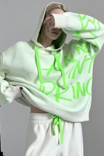 Худи Anarchy White - Lime Худи Anarchy White - Lime