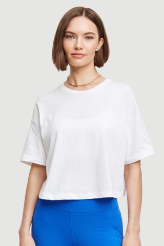 Футболка Crop White NLB
