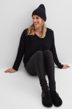 Свитер V-neck Linda Black