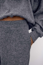 Брюки прямые Delon Ribbed Grey