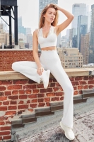 Легинсы High-Waist Flare Ivory