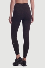 Легинсы Софт Черный Меланж