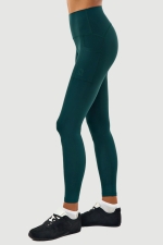 Леггинсы с карманами Bestie Deep Green