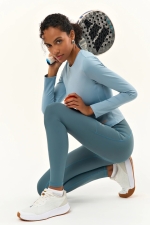 Леггинсы с карманами Bestie Blue-Grey Леггинсы с карманами Bestie Blue-Grey