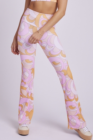 Легинсы Printed Rib Studio Flare Summer Groove Легинсы Printed Rib Studio Flare Summer Groove