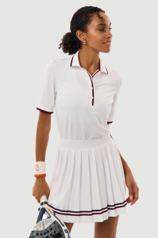 Платье-поло с рукавом High-Grade White-Wine Платье-поло с рукавом High-Grade White-Wine