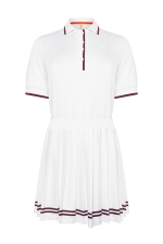 Платье-поло с рукавом High-Grade White-Wine