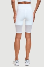 Велосипедные шорты c сеткой White