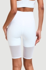 Велосипедные шорты c сеткой White