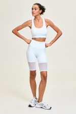 Велосипедные шорты c сеткой White