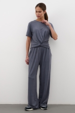 Брюки широкие S.Loren Peach Grey Брюки широкие S.Loren Peach Grey