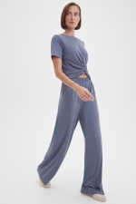 Брюки широкие S.Loren Peach Grey Брюки широкие S.Loren Peach Grey
