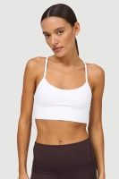 Топ Crop Racerback Crystal White