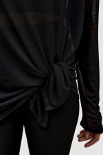Топ Sheer Black
