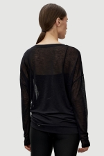 Топ Sheer Black