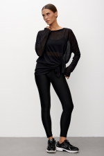 Топ Sheer Black