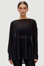 Топ Sheer Black