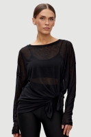 Топ Sheer Black