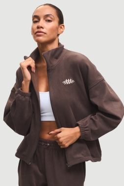 Джемпер Zip Plush Brown