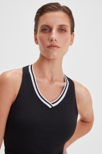 Платье Matchball V Neck Black Платье Matchball V Neck Black
