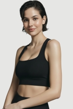 Топ Relax Rib Black