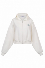 Худи Zip Creme Green