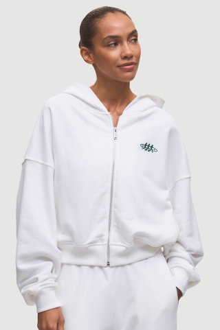 Худи Zip Creme Green