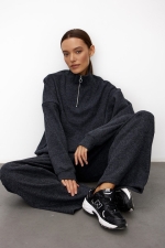 Джемпер Delon Ribbed Black