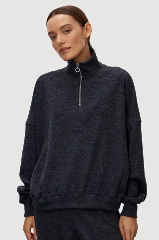 Джемпер Delon Ribbed Black