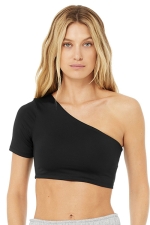 Топ Airlift Wave Crop Short Sleeve Black