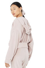 Толстовка Velour Glimmer Full Zip Dusty Pink Толстовка Velour Glimmer Full Zip Dusty Pink