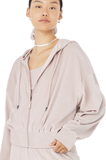 Толстовка Velour Glimmer Full Zip Dusty Pink Толстовка Velour Glimmer Full Zip Dusty Pink