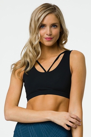 Топ Crossover Bra Black Топ Crossover Bra Black