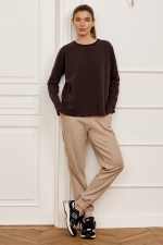 Джогеры Delon Ribbed Beige
