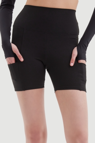 Шорты теннисные с карманами Black