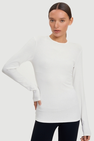 Лонгслив Base White Лонгслив Base White