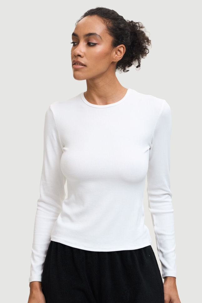 Лонгслив Base White