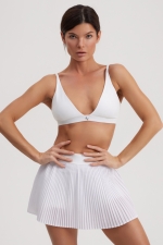 Юбка плиссе Fiat Lux White