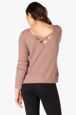 Пуловер In Line Reversible Розовый