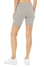 Велосипедные шорты High-Waist Glitter Bone/Silver Велосипедные шорты High-Waist Glitter Bone/Silver