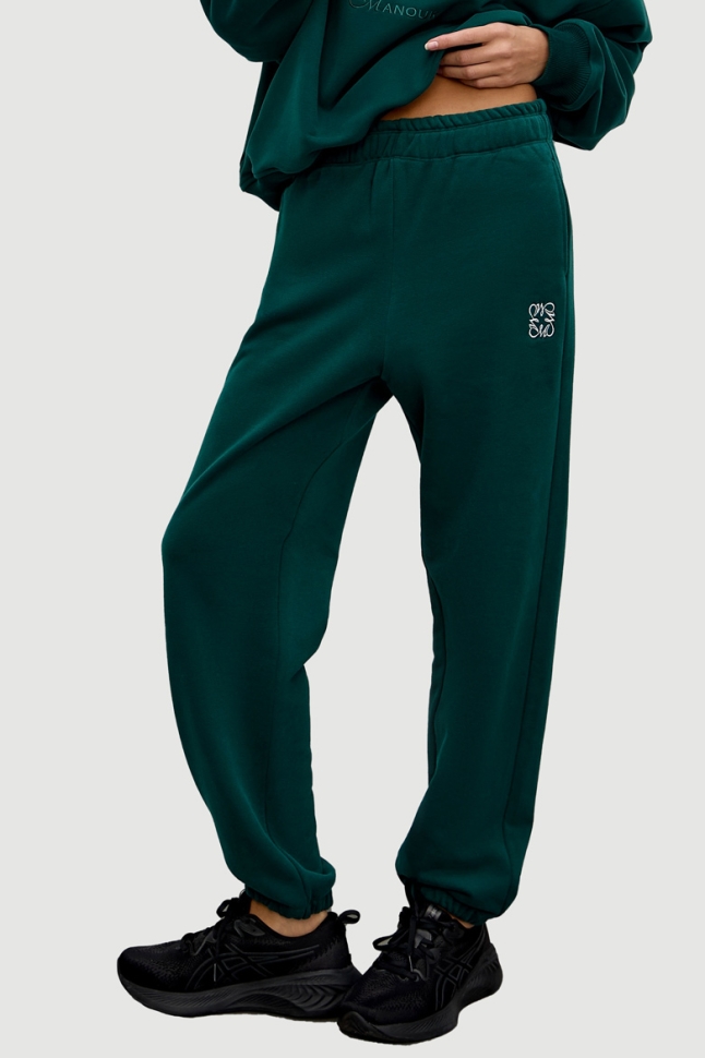 Джогеры Amoureux Dark Green